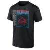 Colorado Avalanche Home Ice Pop Personalized Name & Number T-Shirt - Black - Side View