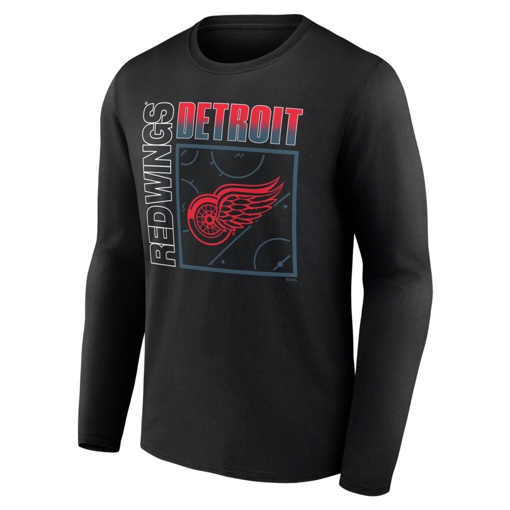 Detroit Red Wings  Home Ice Pop Personalized Name & Number Long Sleeve T-Shirt