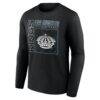 Los Angeles Kings Home Ice Pop Personalized Name & Number Long Sleeve T-Shirt - Black - Side View