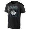 Los Angeles Kings Home Ice Pop Personalized Name & Number T-Shirt - Black - Side View