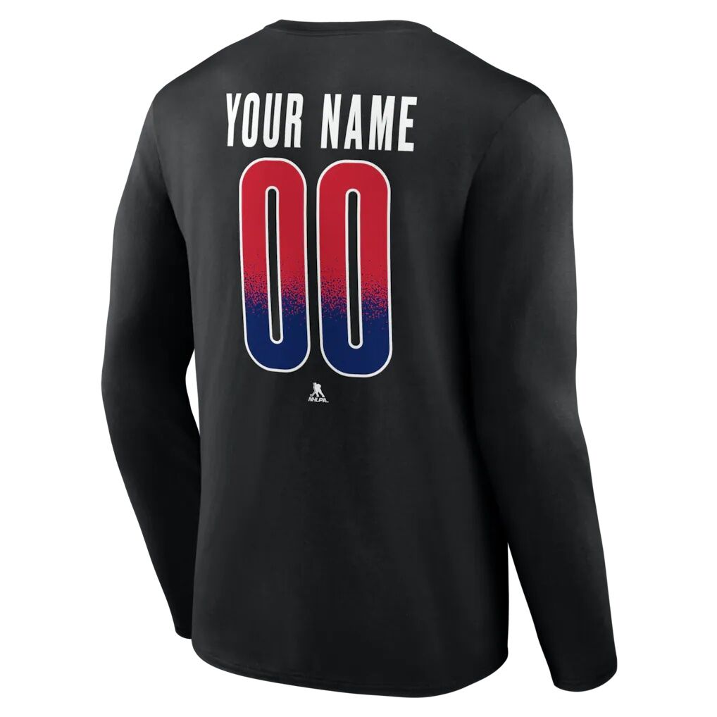 Montreal Canadiens  Home Ice Pop Personalized Name & Number Long Sleeve T-Shirt