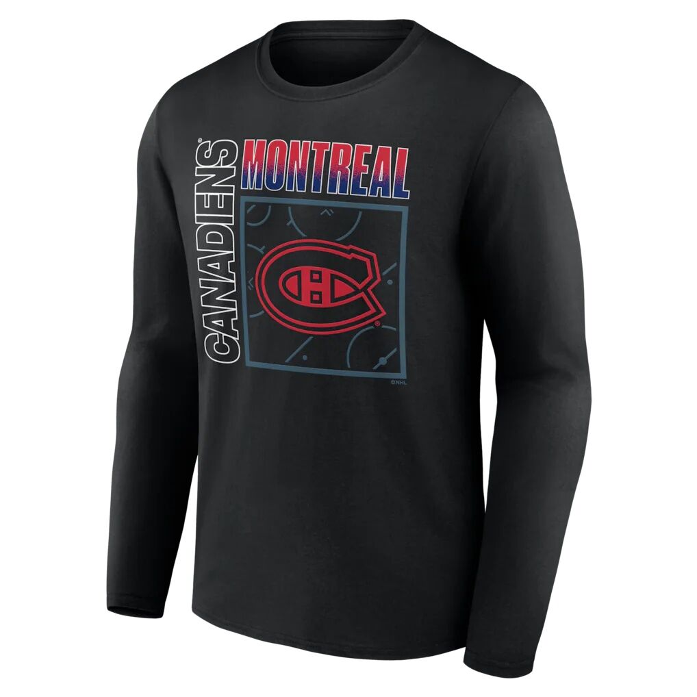 Montreal Canadiens  Home Ice Pop Personalized Name & Number Long Sleeve T-Shirt