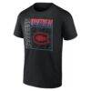 Montreal Canadiens Home Ice Pop Personalized Name & Number T-Shirt - Black - Side View