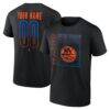 New York Islanders Home Ice Pop Personalized Name & Number T-Shirt - Black - Front View