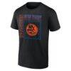 New York Islanders Home Ice Pop Personalized Name & Number T-Shirt - Black - Side View