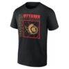 Ottawa Senators Home Ice Pop Personalized Name & Number T-Shirt - Black - Side View