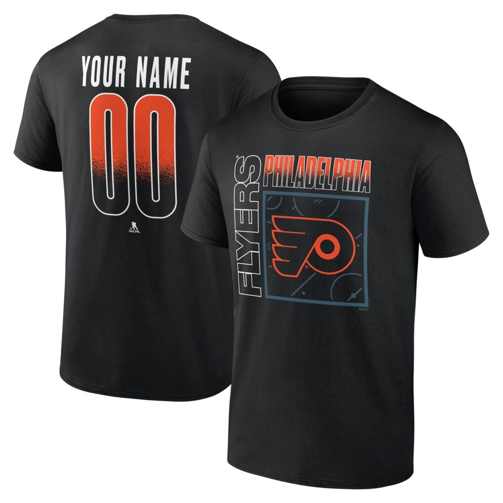 Philadelphia Flyers  Home Ice Pop Personalized Name & Number T-Shirt