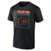 Philadelphia Flyers Home Ice Pop Personalized Name & Number T-Shirt - Black - Side View