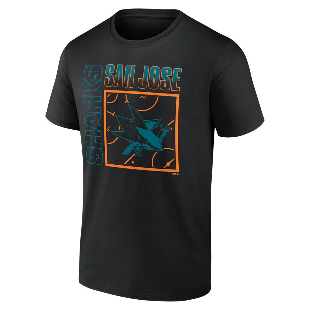 San Jose Sharks  Home Ice Pop Personalized Name & Number T-Shirt