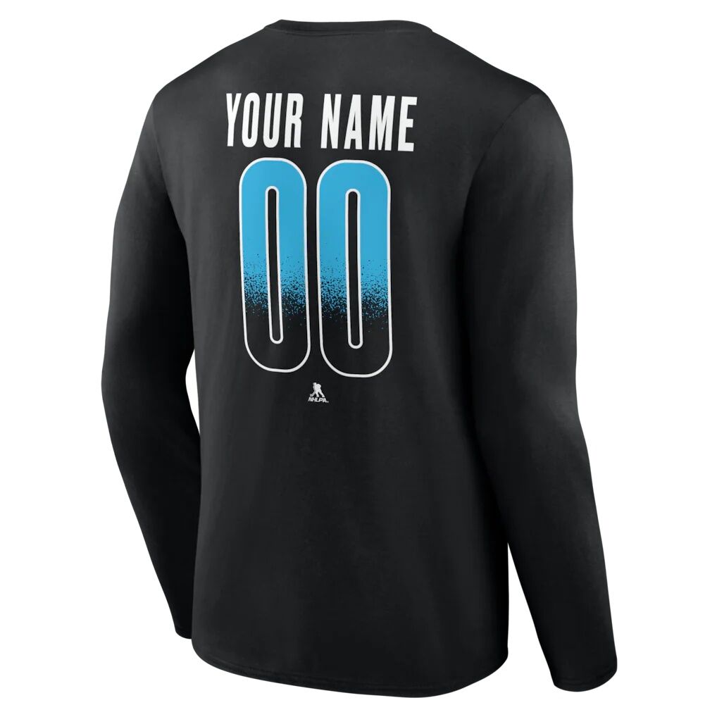 Utah Mammoth  Home Ice Pop Personalized Name & Number Long Sleeve T-Shirt