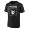 Winnipeg Jets Home Ice Pop Personalized Name & Number T-Shirt - Black - Side View