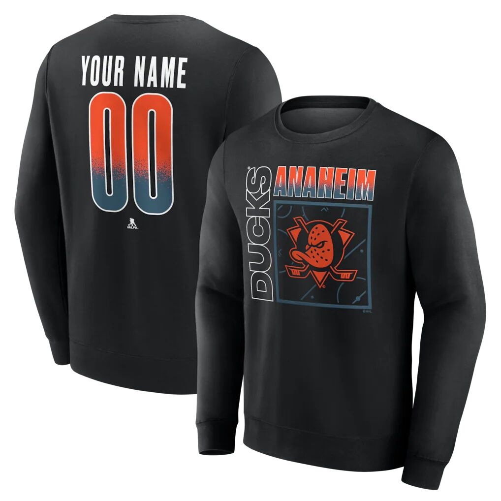 Anaheim Ducks  Home Ice Pop Personalized Name & Number Sweatshirt