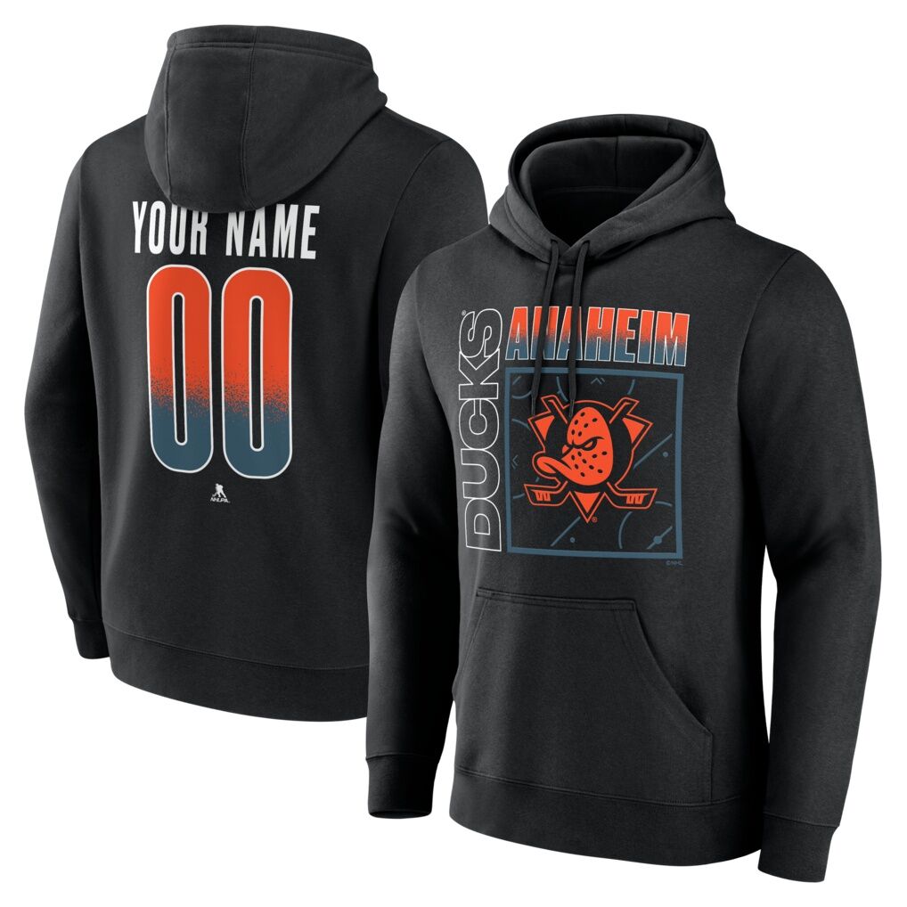 Anaheim Ducks  Home Ice Pop Personalized Name & Number Hoodie