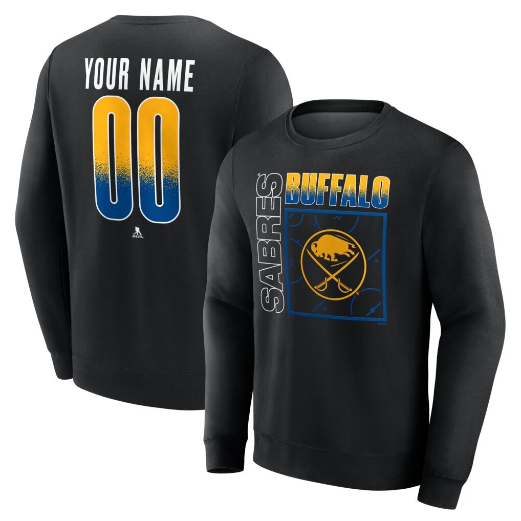 Buffalo Sabres  Home Ice Pop Personalized Name & Number Sweatshirt