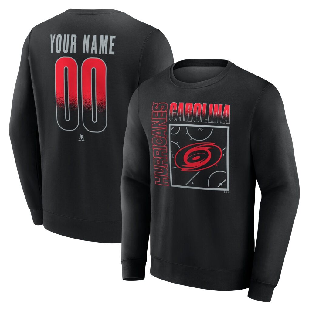 Carolina Hurricanes  Home Ice Pop Personalized Name & Number Sweatshirt