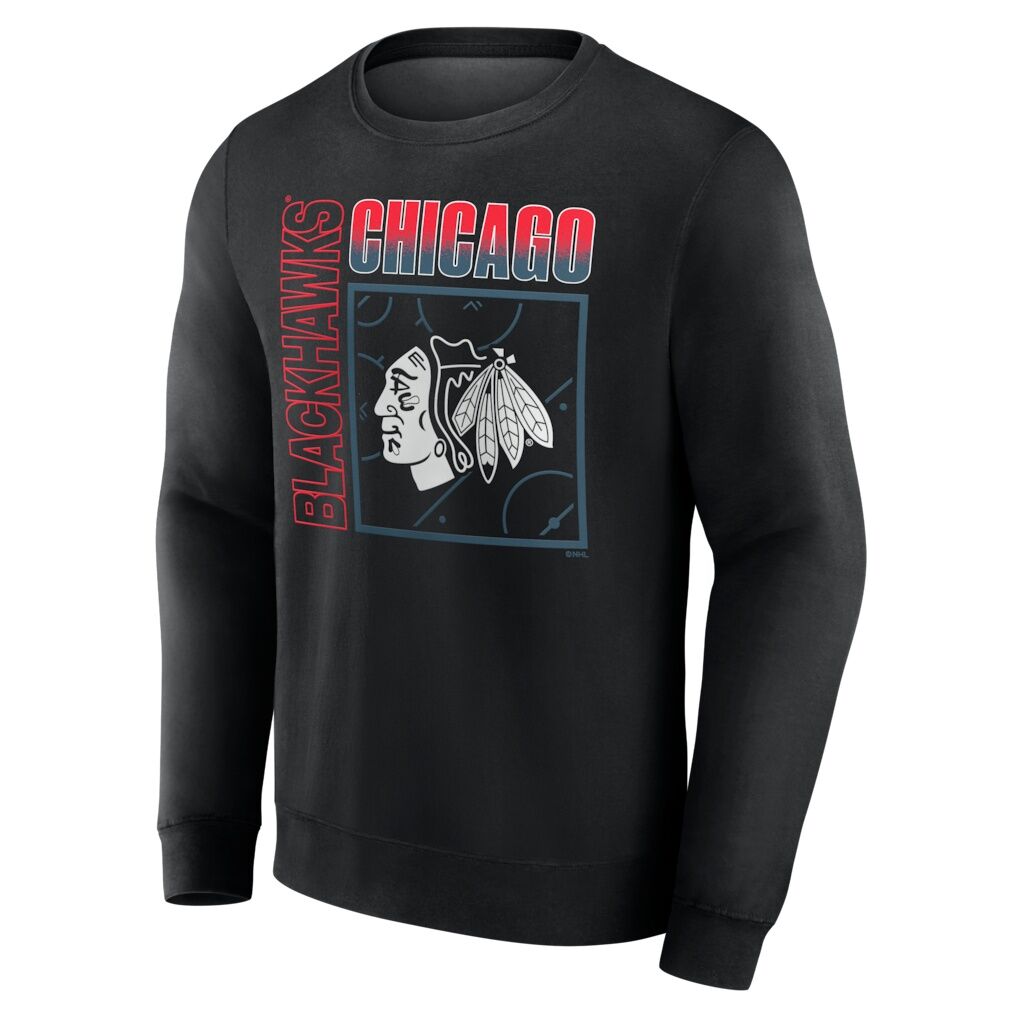 Chicago Blackhawks  Home Ice Pop Personalized Name & Number Sweatshirt