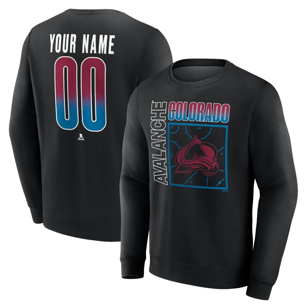 Colorado Avalanche  Home Ice Pop Personalized Name & Number Sweatshirt