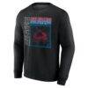 Colorado Avalanche Home Ice Pop Personalized Name & Number Sweatshirt - Black - Side View