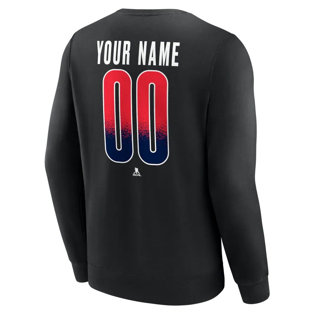 Columbus Blue Jackets  Home Ice Pop Personalized Name & Number Sweatshirt