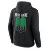 Dallas Stars Home Ice Pop Personalized Name & Number Hoodie - Black - Detail View