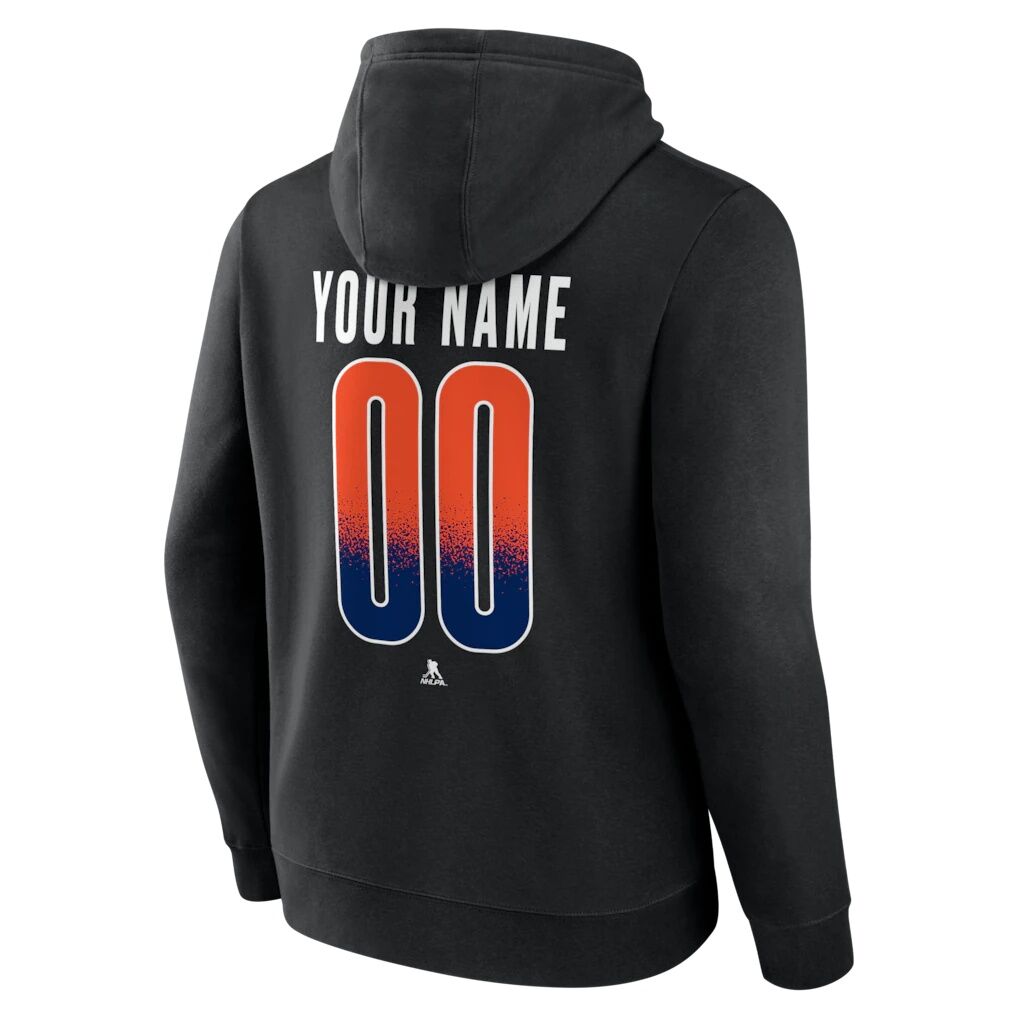 Edmonton Oilers  Home Ice Pop Personalized Name & Number Hoodie