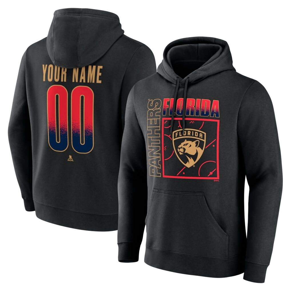 Florida Panthers  Home Ice Pop Personalized Name & Number Hoodie