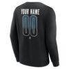 Los Angeles Kings Home Ice Pop Personalized Name & Number Sweatshirt - Black - Detail View