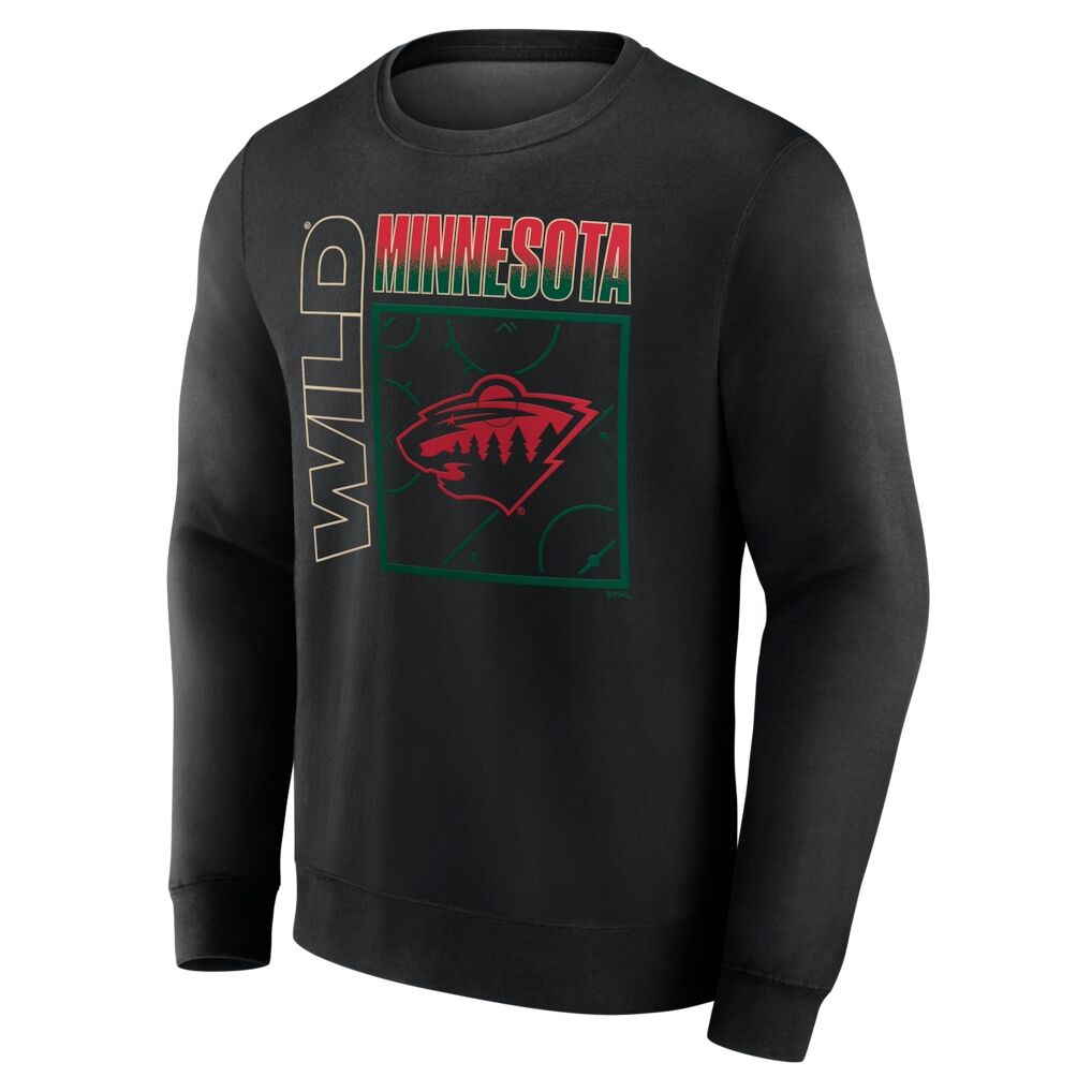 Minnesota Wild  Home Ice Pop Personalized Name & Number Sweatshirt