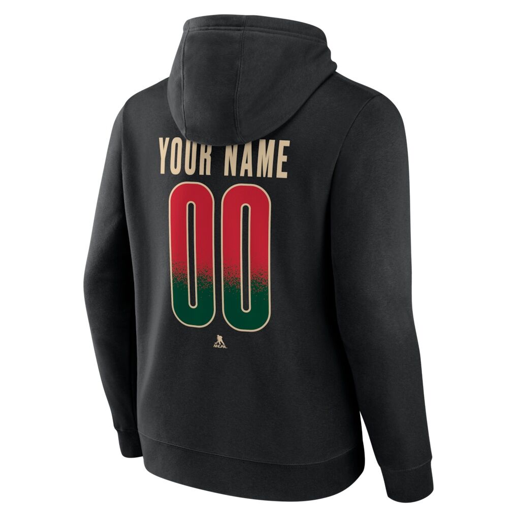 Minnesota Wild  Home Ice Pop Personalized Name & Number Hoodie