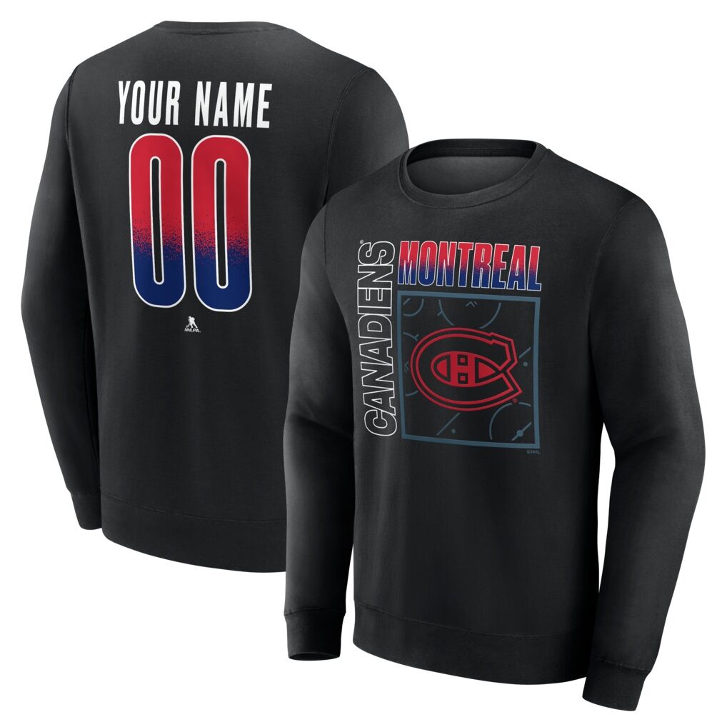 Montreal Canadiens  Home Ice Pop Personalized Name & Number Sweatshirt