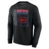 Montreal Canadiens Home Ice Pop Personalized Name & Number Sweatshirt - Black - Side View