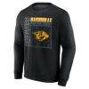 Nashville Predators Home Ice Pop Personalized Name & Number Sweatshirt - Black - Side View