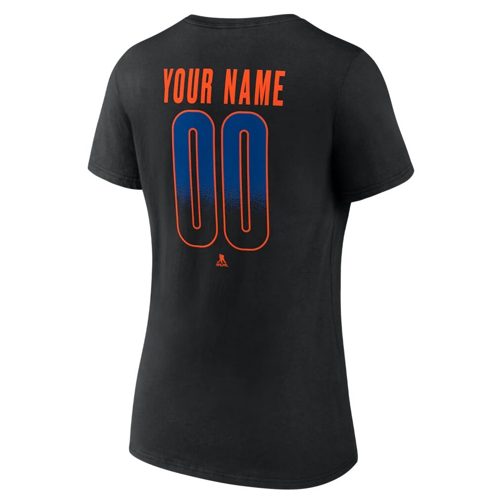 New York Islanders Women's Home Ice Pop Personalized Name & Number V-Neck T-Shirt