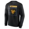 Pittsburgh Penguins Home Ice Pop Personalized Name & Number Sweatshirt - Black - Side View