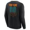 San Jose Sharks Home Ice Pop Personalized Name & Number Sweatshirt - Black - Detail View