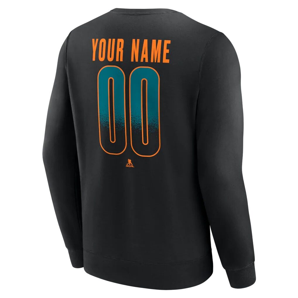 San Jose Sharks  Home Ice Pop Personalized Name & Number Sweatshirt