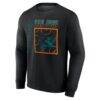 San Jose Sharks Home Ice Pop Personalized Name & Number Sweatshirt - Black - Side View