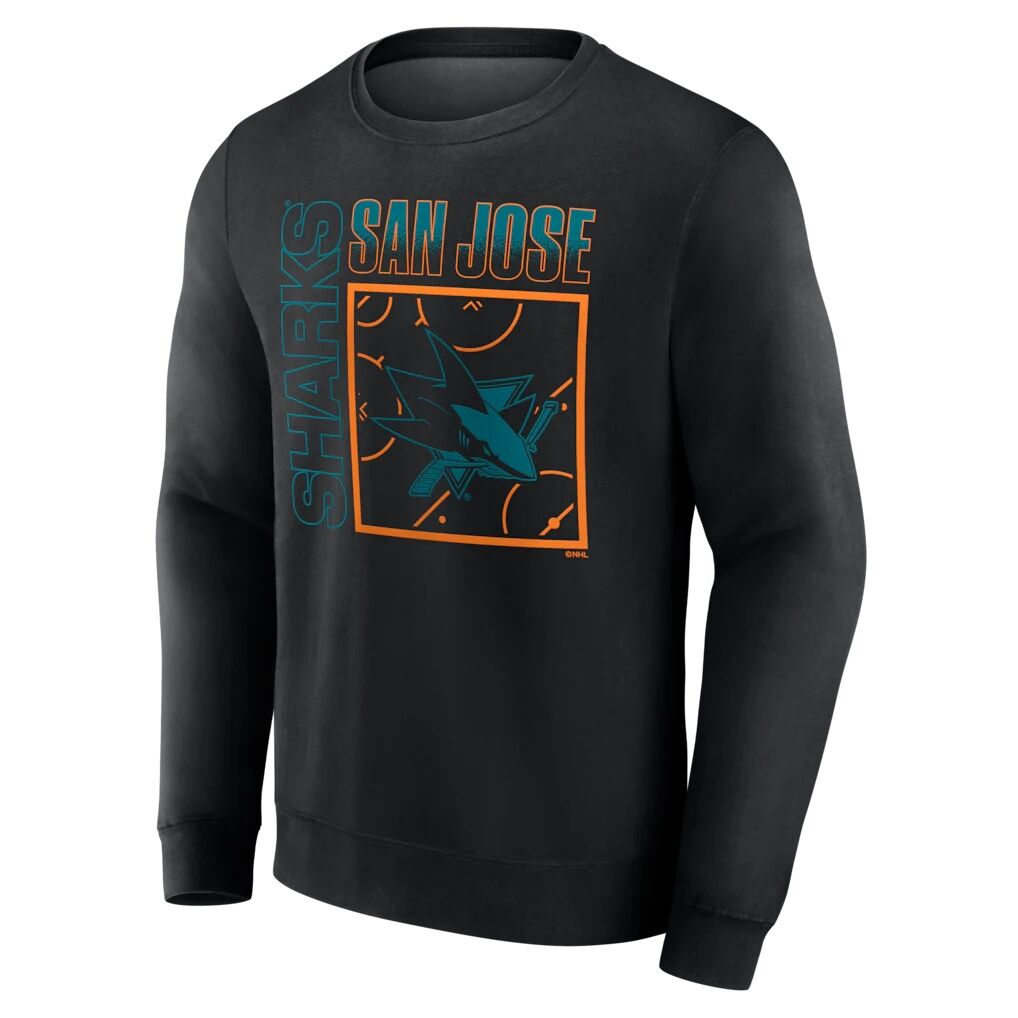 San Jose Sharks  Home Ice Pop Personalized Name & Number Sweatshirt