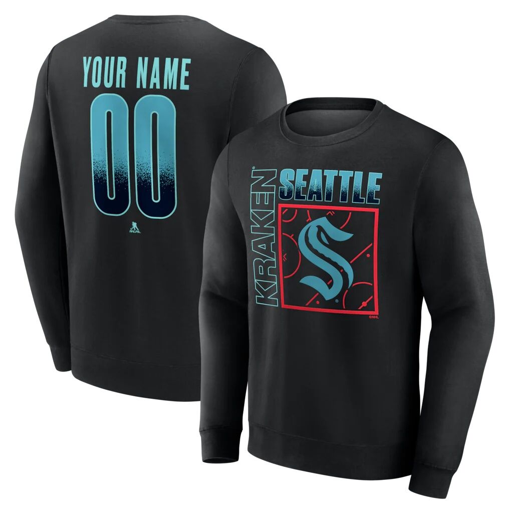 Seattle Kraken  Home Ice Pop Personalized Name & Number Sweatshirt