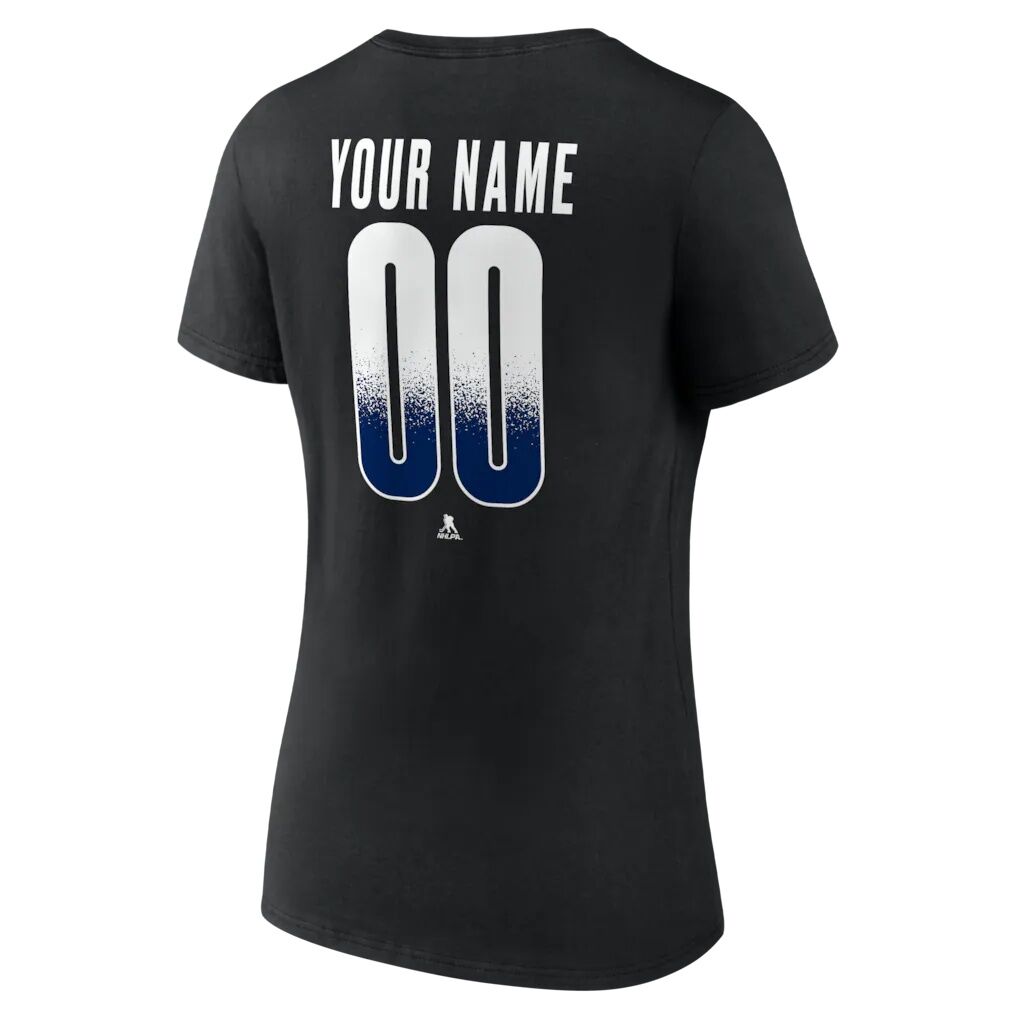 Tampa Bay Lightning Women's Home Ice Pop Personalized Name & Number V-Neck T-Shirt