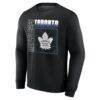 Toronto Maple Leafs Home Ice Pop Personalized Name & Number Sweatshirt - Black - Side View