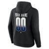 Toronto Maple Leafs Home Ice Pop Personalized Name & Number Hoodie - Black - Detail View