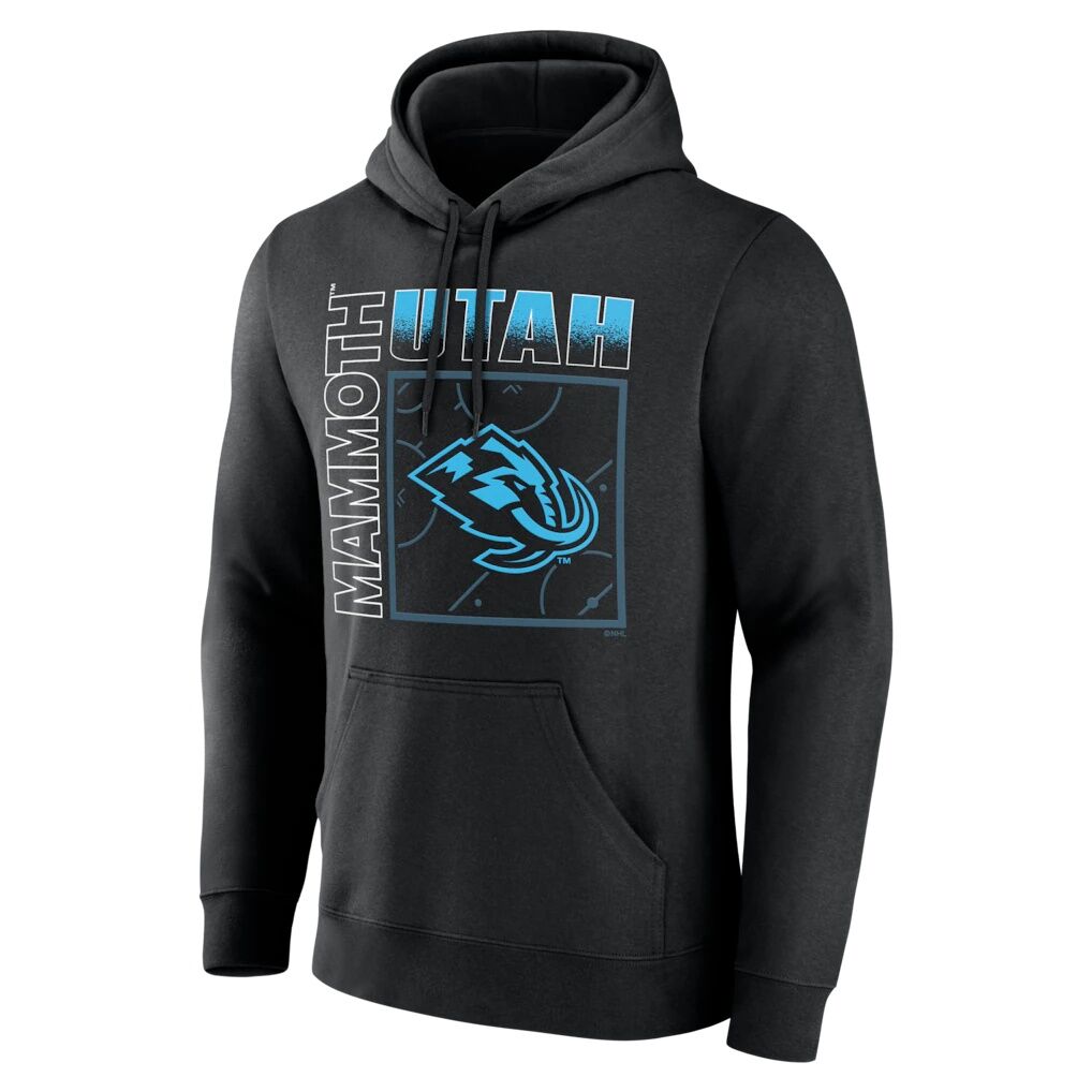 Utah Mammoth  Home Ice Pop Personalized Name & Number Hoodie