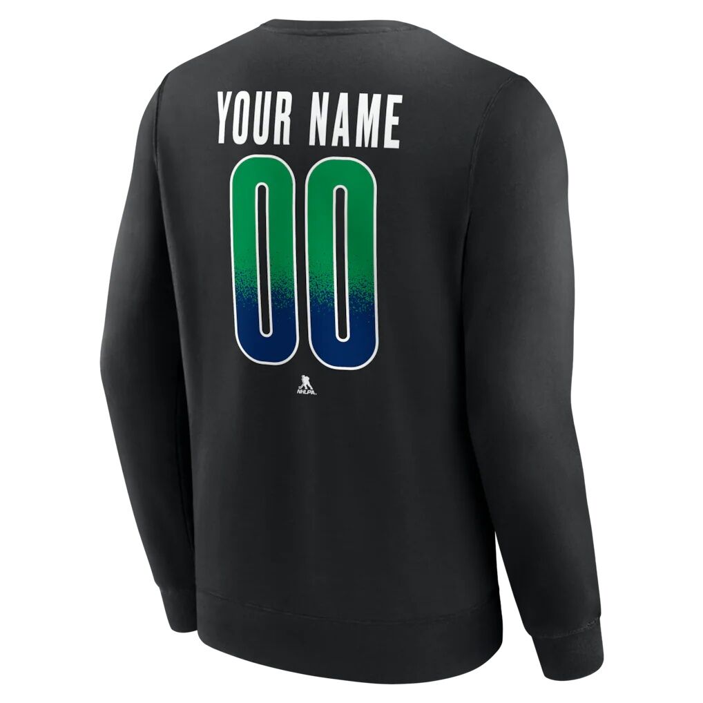 Vancouver Canucks  Home Ice Pop Personalized Name & Number Sweatshirt