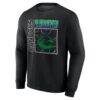 Vancouver Canucks Home Ice Pop Personalized Name & Number Sweatshirt - Black - Side View