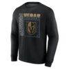 Vegas Golden Knights Home Ice Pop Personalized Name & Number Sweatshirt - Black - Side View