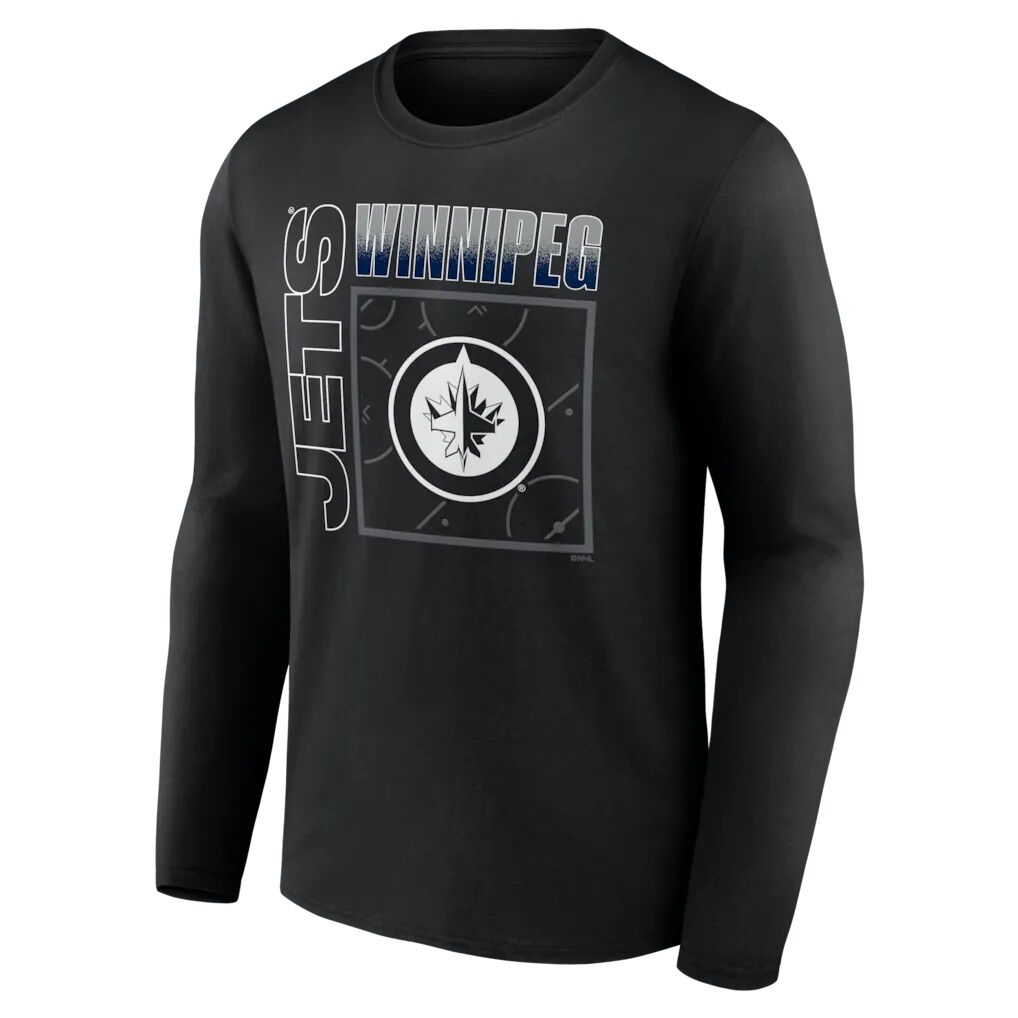 Winnipeg Jets  Home Ice Pop Personalized Name & Number Long Sleeve T-Shirt