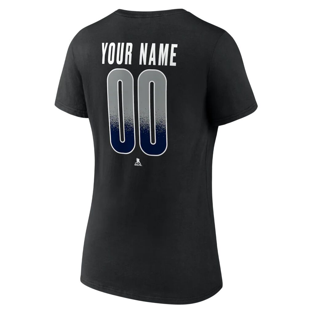 Winnipeg Jets Women's Home Ice Pop Personalized Name & Number V-Neck T-Shirt