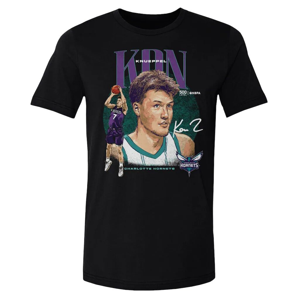 Kon Knueppel Charlotte Hornets 500 Level Dual Player T-Shirt