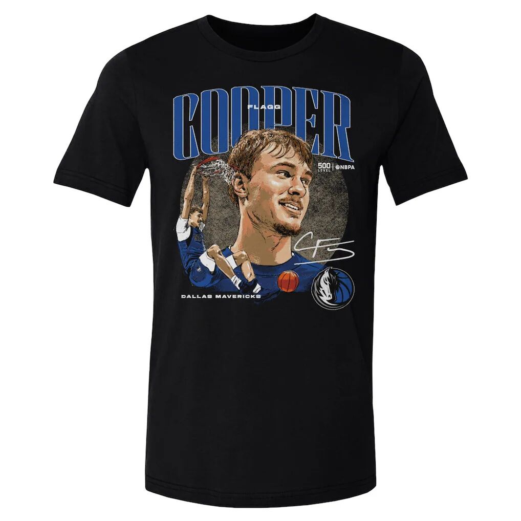 Cooper Flagg Dallas Mavericks 500 Level Dual Player T-Shirt